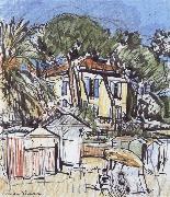 George Leslie Hunter Juan-les-Pins oil